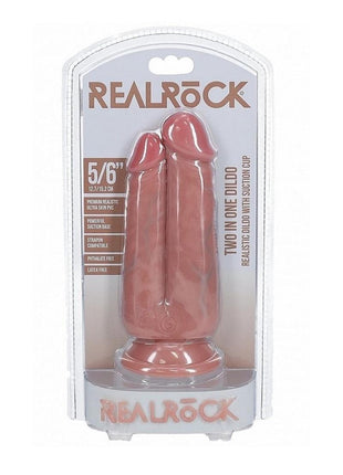 Realrock Ultra Realistic Skin Two In One - Vanilla - 5in/6in