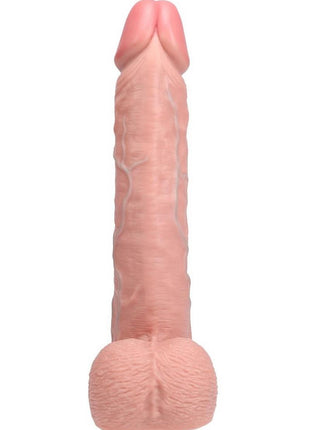 Realrock Ultra Realistic Skin Extra Large Straight Dildo with Balls and Suction Cup