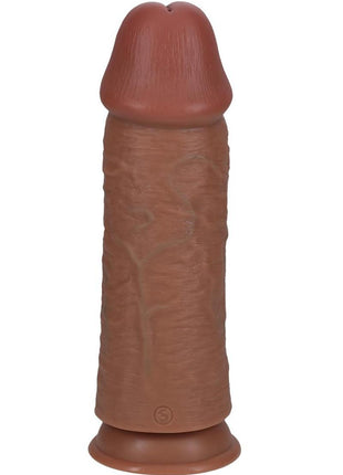 Realrock Ultra Realistic Skin Extra Thick No Balls - Caramel - 10in