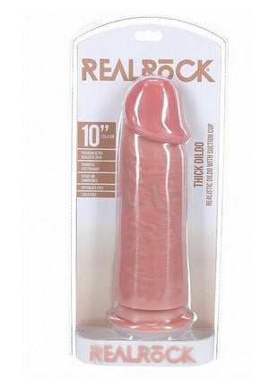 Realrock Ultra Realistic Skin Extra Thick No Balls - Vanilla - 10in