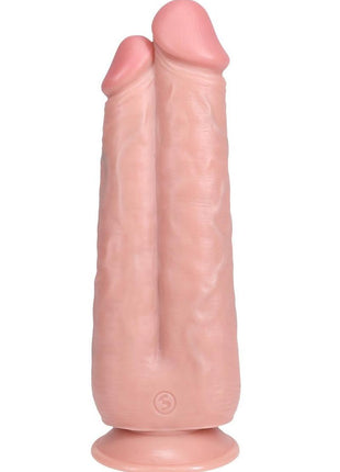 Realrock Ultra Realistic Skin Two In One - Vanilla - 7in/8in