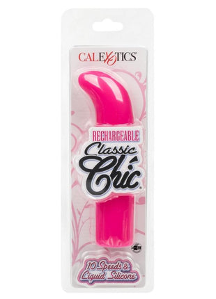 Rechargeable Classic Chic Mini G Silicone Vibrator - Pink