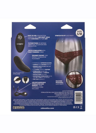 Remote Control Rechargeable Lace Panty Vibe