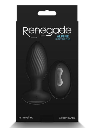 Renegade Alpine Rechargeable Silicone Anal Plug with Remote Control