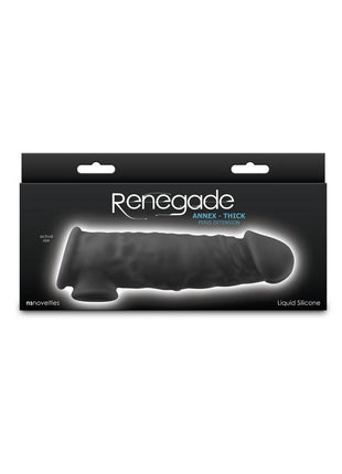 Renegade Annex Silicone Penis Extension - Thick - Chocolate