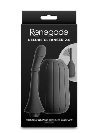 Renegade Deluxe Cleanser 2.0 Silicone Enema - Black