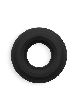 Renegade Fireman Ring Silicone Cock Ring - Black - Medium