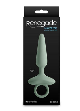 Renegade Maverick Rechargeable Silicone Anal Plug - Green