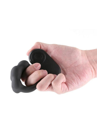 Renegade Rocket Ring Rechargeable Silicone Cock Ring and Ball Stretcher with Remote Control