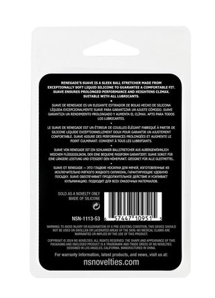 Renegade Suave Silicone Ball Strecher Cock Ring