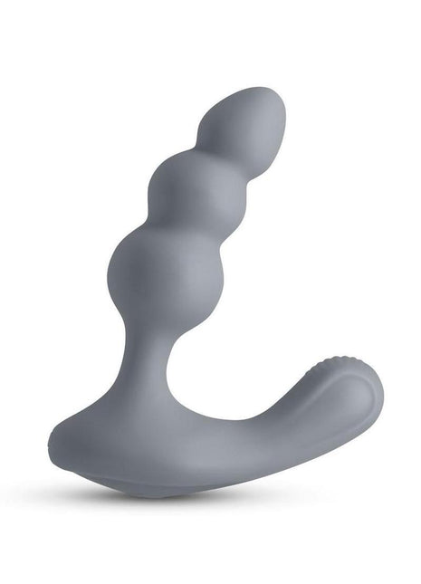 Renegade Triumph Rechargeable Silicone Vibrating Prostate Massager - Grey