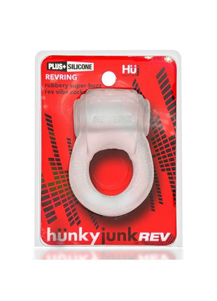 Revring Reverb Vibrating Cock Ring - Clear/Clear Ice