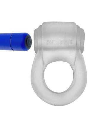 Revring Reverb Vibrating Cock Ring - Clear/Clear Ice