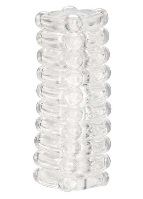 Ribbed Stroker - Clear
