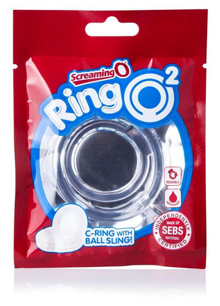 Ringo 2 Stretchy Cock Ring with Testicle Sling - Clear