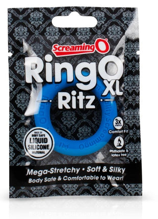 Ringo Ritz XL Individual Ring Silicone - Blue - XLarge