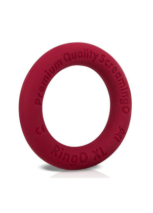 Ringo Ritz XL Individual Ring Silicone - Red - XLarge