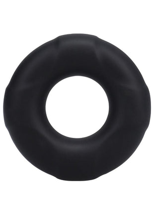Rock Solid Lifesaver Silicone Cock Ring - Black