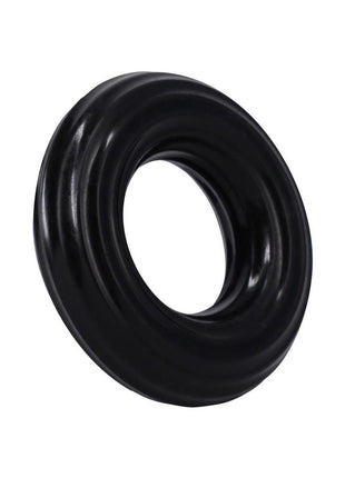 Rock Solid Ribbed Donut Silicone Cock Ring