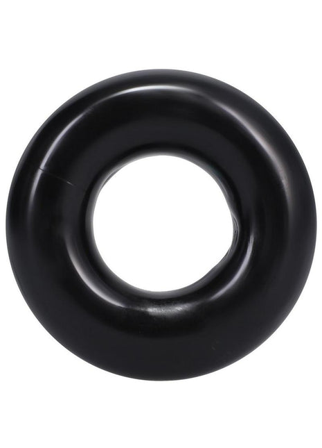 Rock Solid The 3x Donut Cock Ring - Black - 3XLarge