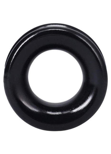 Rock Solid The Convex Cock Ring - Black