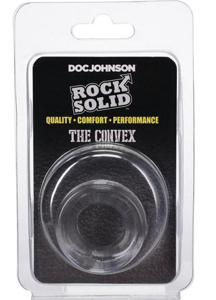 Rock Solid The Convex Cock Ring - Clear