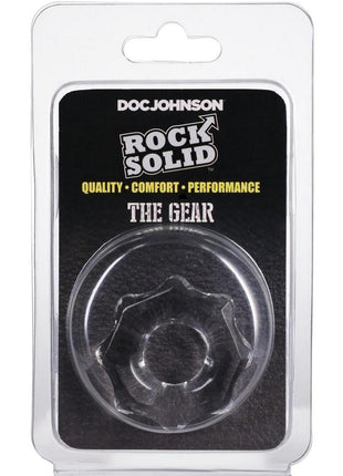 Rock Solid The Gear Cock Ring - Clear