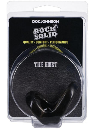 Rock Solid The Hoist Dual Cock Ring - Smoke