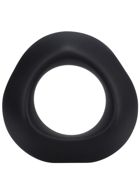 Rock Solid The Master Ring Silicone Cock Ring - Black