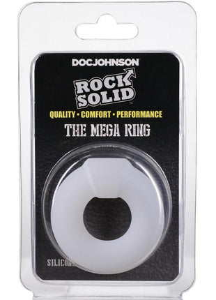 Rock Solid The Mega Ring Silicone Cock Ring - White