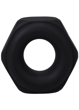 Rock Solid The Nutt Silicone Cock Ring - Black