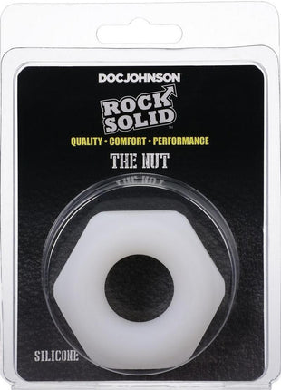 Rock Solid The Nutt Silicone Cock Ring - White