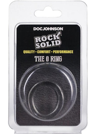 Rock Solid The O Ring Cock Ring - Clear
