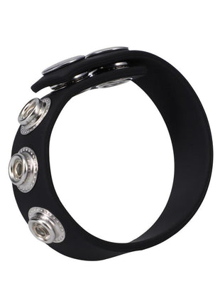 Rock Solid The Silicone 5 Snap Adjustable Cock Ring