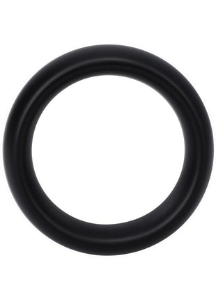 Rock Solid The Silicone Collar Cock Ring - Black - Large
