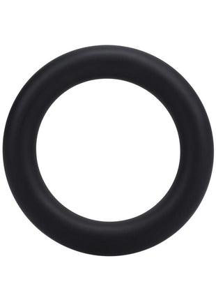 Rock Solid The Silicone Gasket Cock Ring - Black - Large