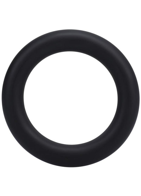 Rock Solid The Silicone Gasket Cock Ring - Black - Large