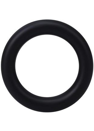 Rock Solid The Silicone Gasket Cock Ring - Black - Medium