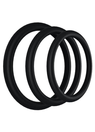 Rock Solid Tri-Pack Rubber Gasket Cock Ring