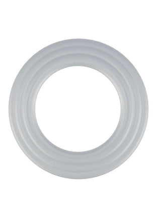 Rock Solid Tri-Pack Silicone Gasket Cock Ring - White