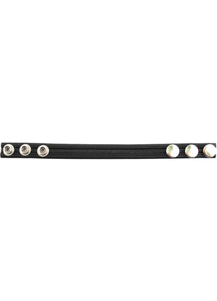 Rouge Leather Adjustable Cock Strap - Black