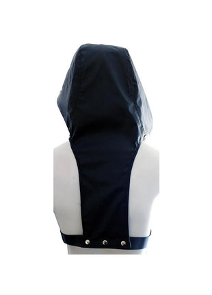 Rouge Leather Adjustable Harness Hoodie - Black