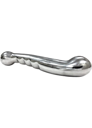 Rouge Stainless Steel Anal Or Vaginal Dildo - Metal - 7in