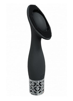 Royal Gems Duchess Silicone Rechargeable Vibrator - Black