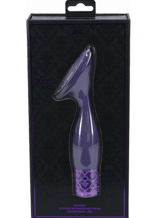 Royal Gems Duchess Silicone Rechargeable Vibrator - Purple