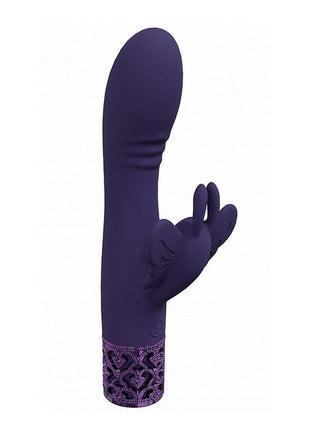 Royal Gems Monarch Rechargeable Silicone Vibrator - Purple