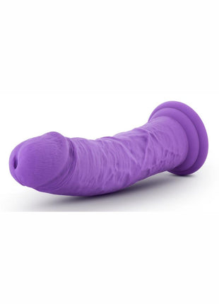 Ruse Jammy Silicone Dildo - Purple - 8in