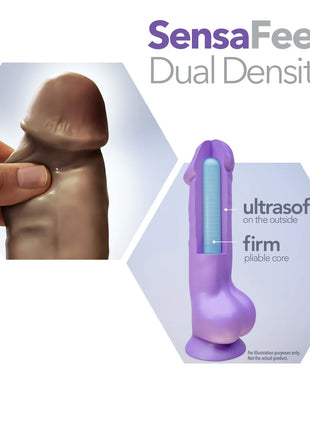 Au Naturel Jack Dildo with Suction Cup 7in
