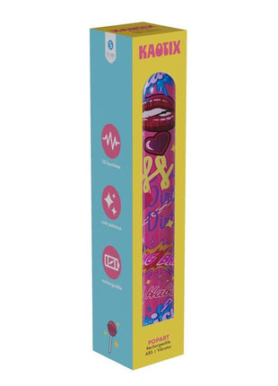 S-Line Kaotix Pop Art Rechargeable Vibrator - Pink