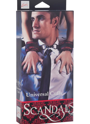 Scandal Universal Cuffs - Black/Red